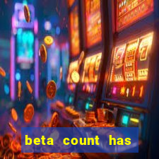 beta count has changed pt br